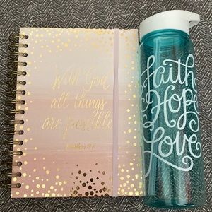 Religious Bundle Set- Journal & Water Bottle